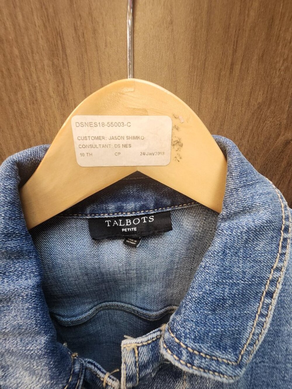 Talbots denim jacket - Picture 2 of 5